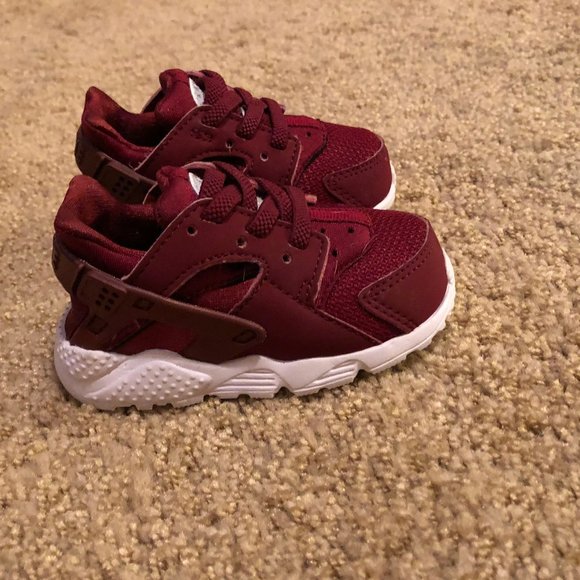 Nike Other - Nike Huarache Run 4C 704950-602  Red Shoe New